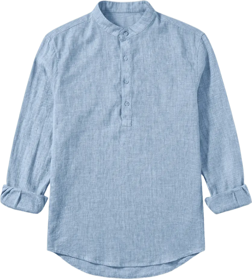 Linen Henley Shirt