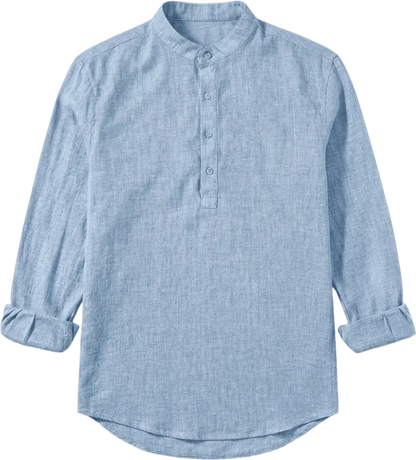 Linen Henley Shirt