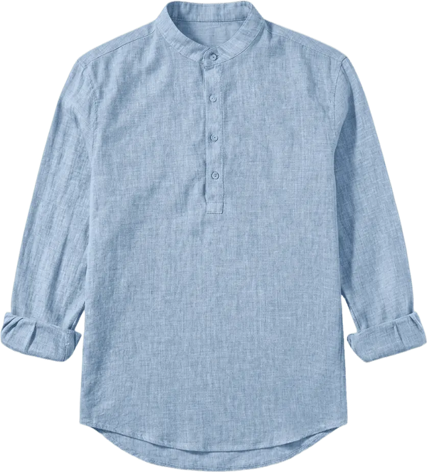 Linen Henley Shirt