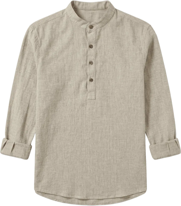 Linen Henley Shirt